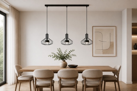 Lampa wisząca 3xGX53 Axia Black