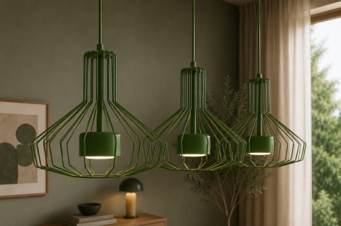 Lampa wisząca 3xGX53 Axia Khaki