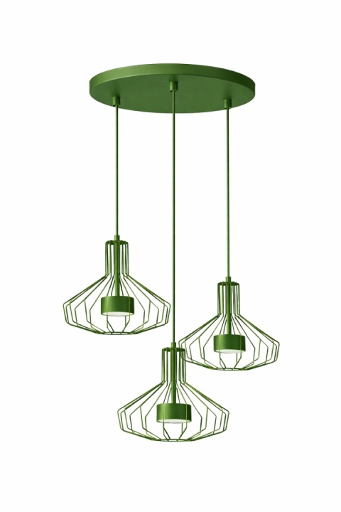 Lampa wisząca 3xGX53 Axia Khaki