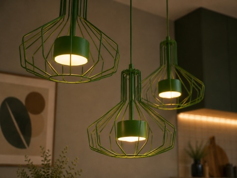 Lampa wisząca 3xGX53 Axia Khaki