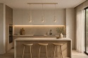 Lampa wisząca 3xGX53 Axia Latte