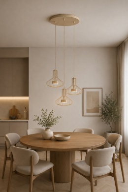 Lampa wisząca 3xGX53 Axia Latte