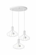 Lampa wisząca 3xGX53 Axia White