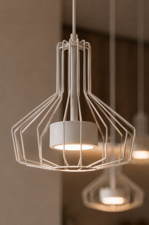 Lampa wisząca 3xGX53 Axia White