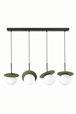 Lampa wisząca 4xE14 Aura Black/Khaki