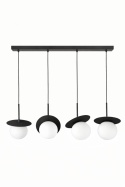 Lampa wisząca 4xE14 Aura Black