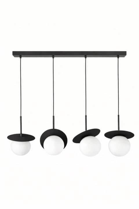 Lampa wisząca 4xE14 Aura Black