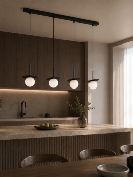 Lampa wisząca 4xE14 Aura Black