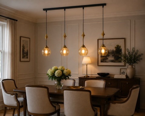 Lampa wisząca 4xE27 Astoria