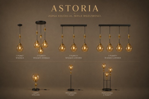 Lampa wisząca 4xE27 Astoria