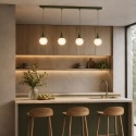 Lampa wisząca 4xE27 Lacrima Khaki