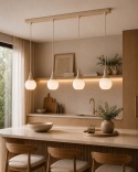 Lampa wisząca 4xE27 Lacrima Latte