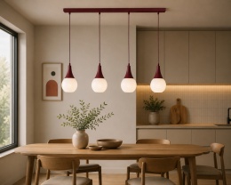 Lampa wisząca 4xE27 Lacrima Wine