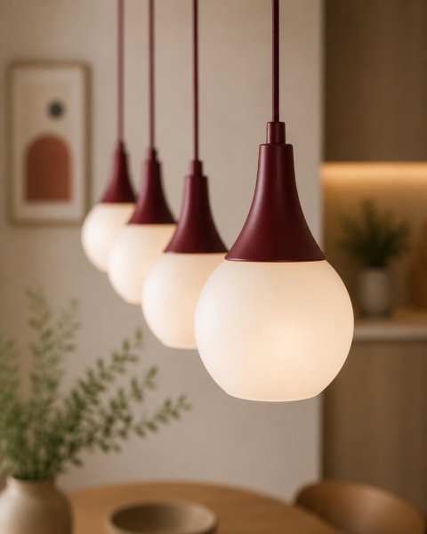 Lampa wisząca 4xE27 Lacrima Wine