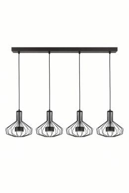 Lampa wisząca 4xGX53 Axia Black