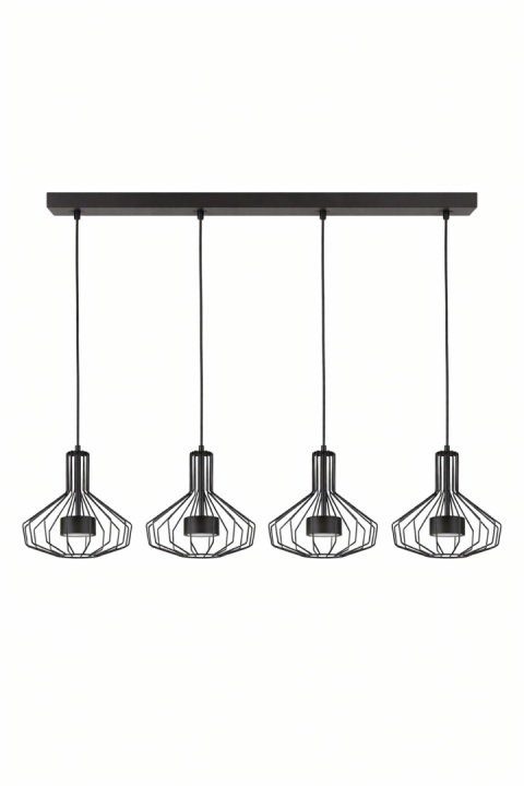 Lampa wisząca 4xGX53 Axia Black