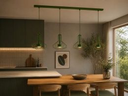 Lampa wisząca 4xGX53 Axia Khaki