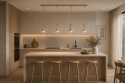 Lampa wisząca 4xGX53 Axia Latte