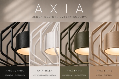 Lampa wisząca 4xGX53 Axia White
