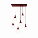 Lampa wisząca 6xE27 Lacrima Wine