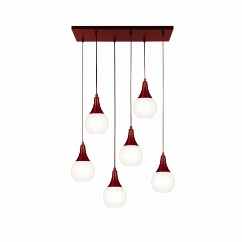 Lampa wisząca 6xE27 Lacrima Wine
