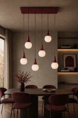 Lampa wisząca 6xE27 Lacrima Wine