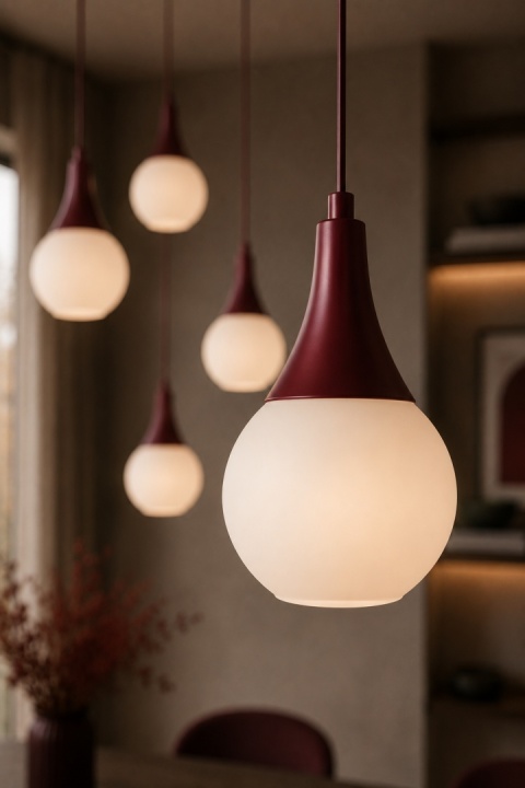 Lampa wisząca 6xE27 Lacrima Wine