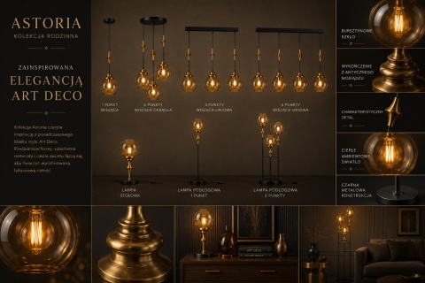 Lampka nocna 1xE27 Astoria