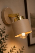 Kinkiet 1xE27 Simply Latte/Gold