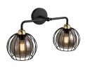 Kinkiet 2xE27 SOLO BLACK/GOLD