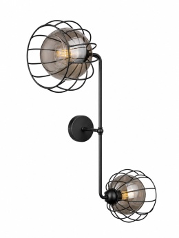 Kinkiet 2xE27 SOLO BLACK