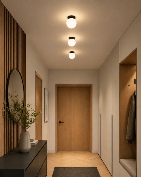 Lampa sufitowa 1xE27 MONDI BLACK