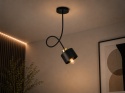 Lampa sufitowa 1xE27 SIMPLY BLACK/GOLD