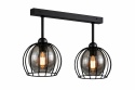 Lampa sufitowa 2xE27 SOLO BLACK
