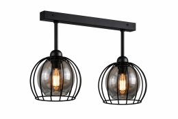 Lampa sufitowa 2xE27 SOLO BLACK