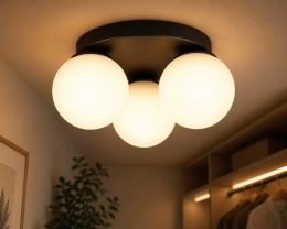 Lampa sufitowa 3xE14 MONDI BLACK