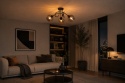 Ceiling Lamp 3xE27 RING BLACK