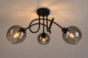Ceiling Lamp 3xE27 RING BLACK
