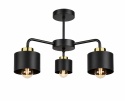 Ceiling Lamp 3xE27 SIMPLY BLACK/GOLD
