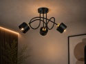 Lampa sufitowa 3xE27 SIMPLY BLACK/GOLD
