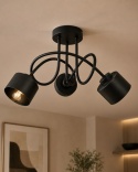 Lampa sufitowa 3xE27 SIMPLY BLACK