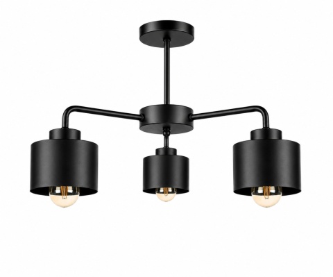 Ceiling Lamp 3xE27 SIMPLY BLACK