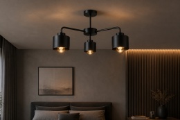 Lampa sufitowa 3xE27 SIMPLY BLACK