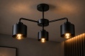 Ceiling Lamp 3xE27 SIMPLY BLACK
