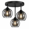 Ceiling Lamp 3xE27 SOLO BLACK