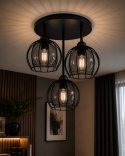 Ceiling Lamp 3xE27 SOLO BLACK