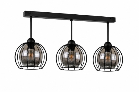 Lampa sufitowa 3xE27 SOLO BLACK