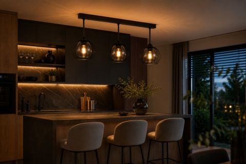 Lampa sufitowa 3xE27 SOLO BLACK