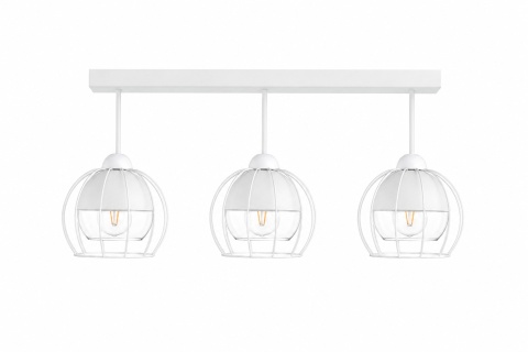 Lampa sufitowa 3xE27 SOLO WHITE