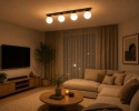 Ceiling Lamp 4xE14 MONDI BLACK